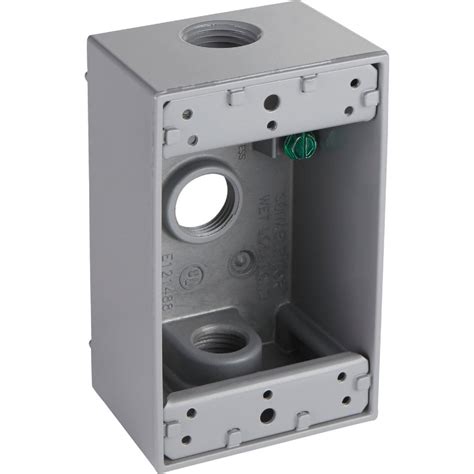 1 gang metal box|one gang weatherproof outlet box.